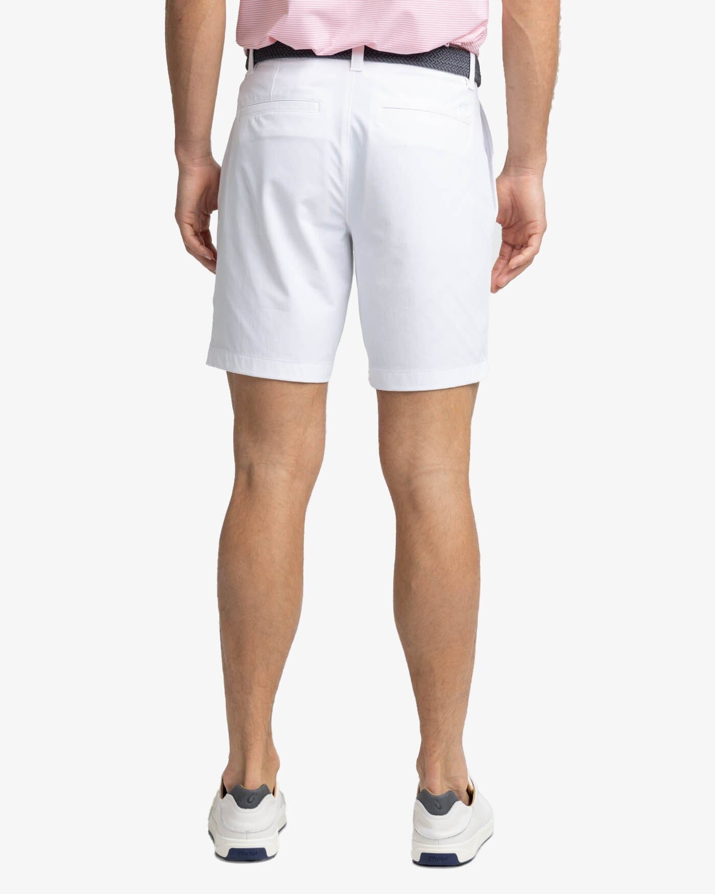 Mens white khaki on sale shorts