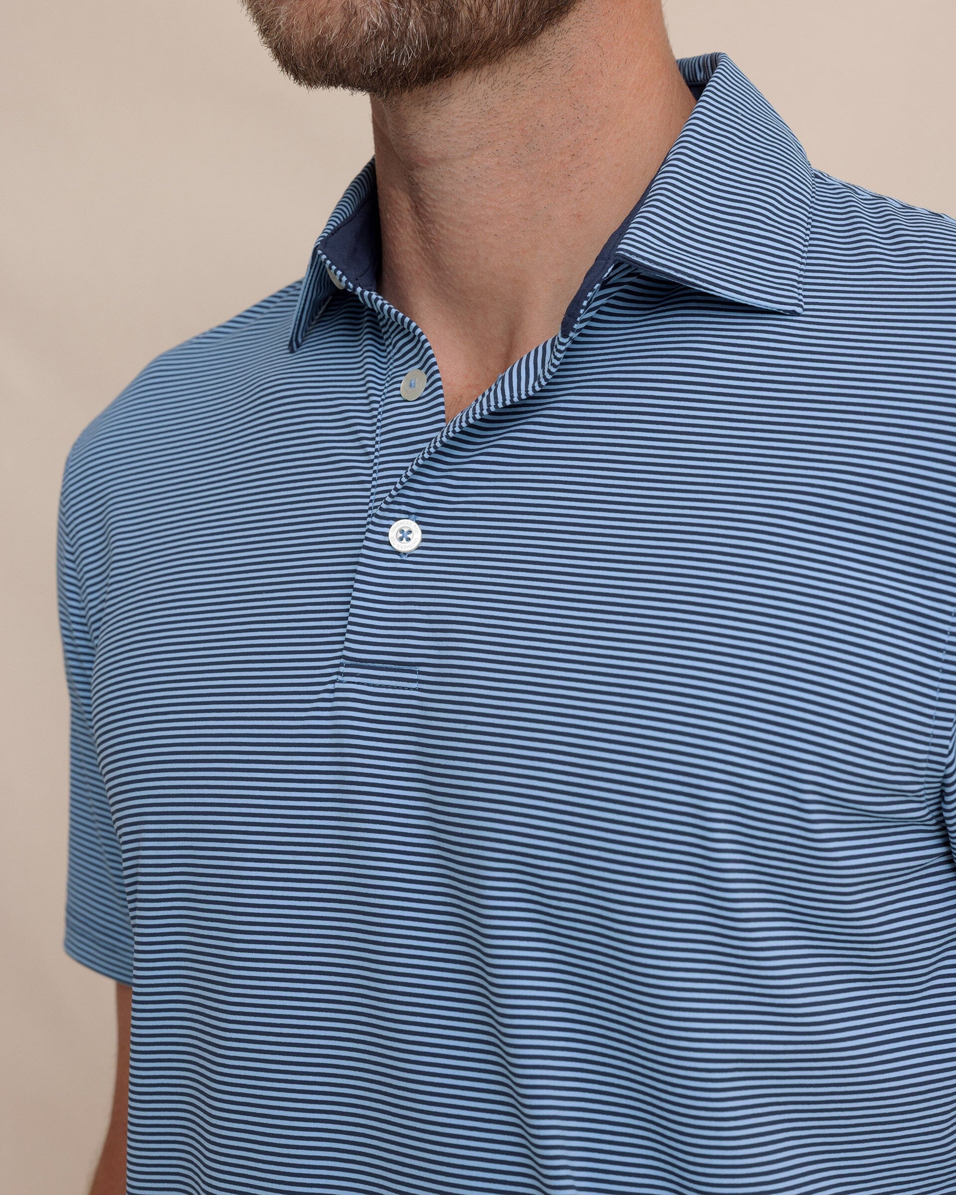 Men's brrr°®-eeze Meadowbrook Stripe Polo | Southern Tide