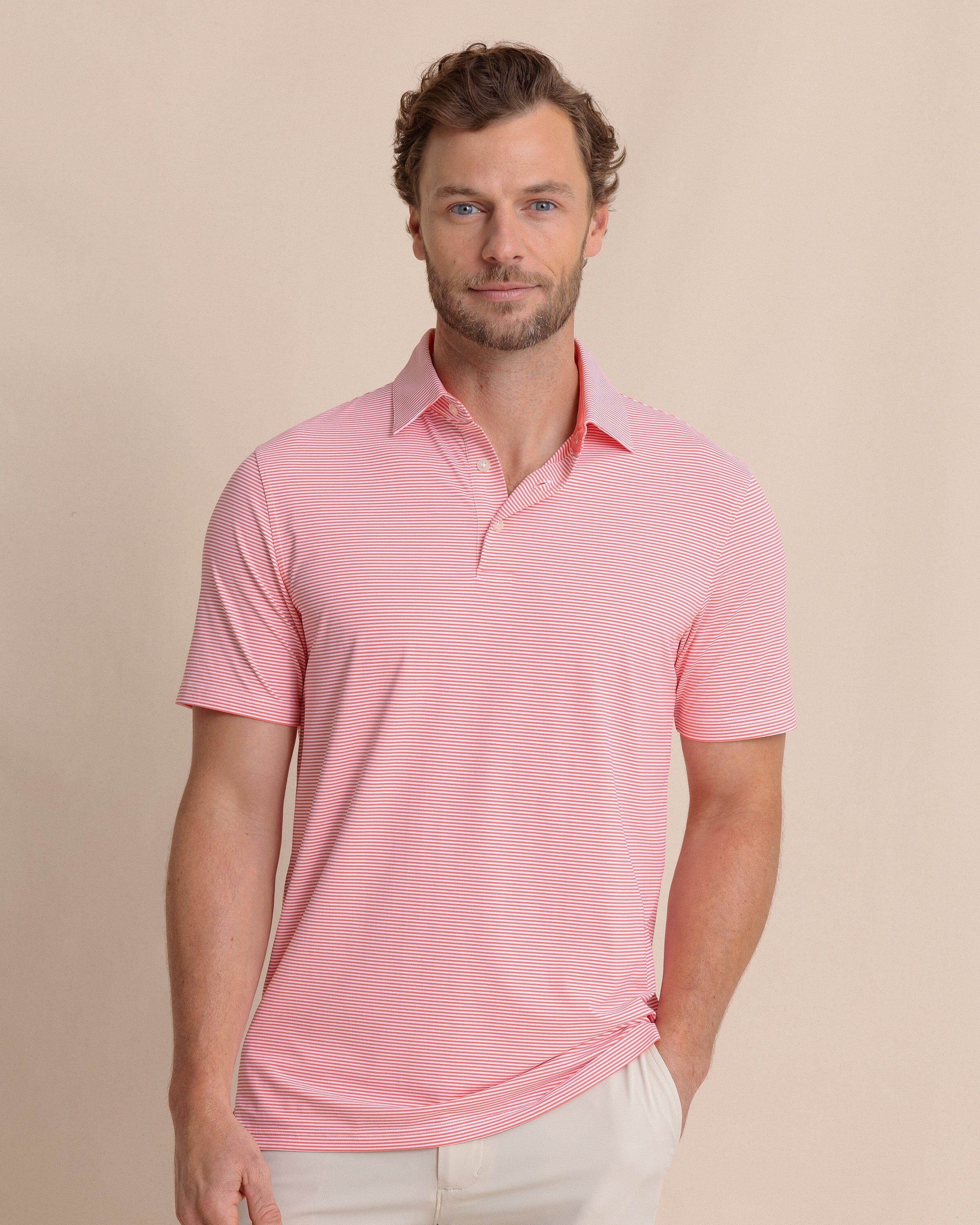 Men's brrr°®-eeze Meadowbrook Stripe Polo | Southern Tide