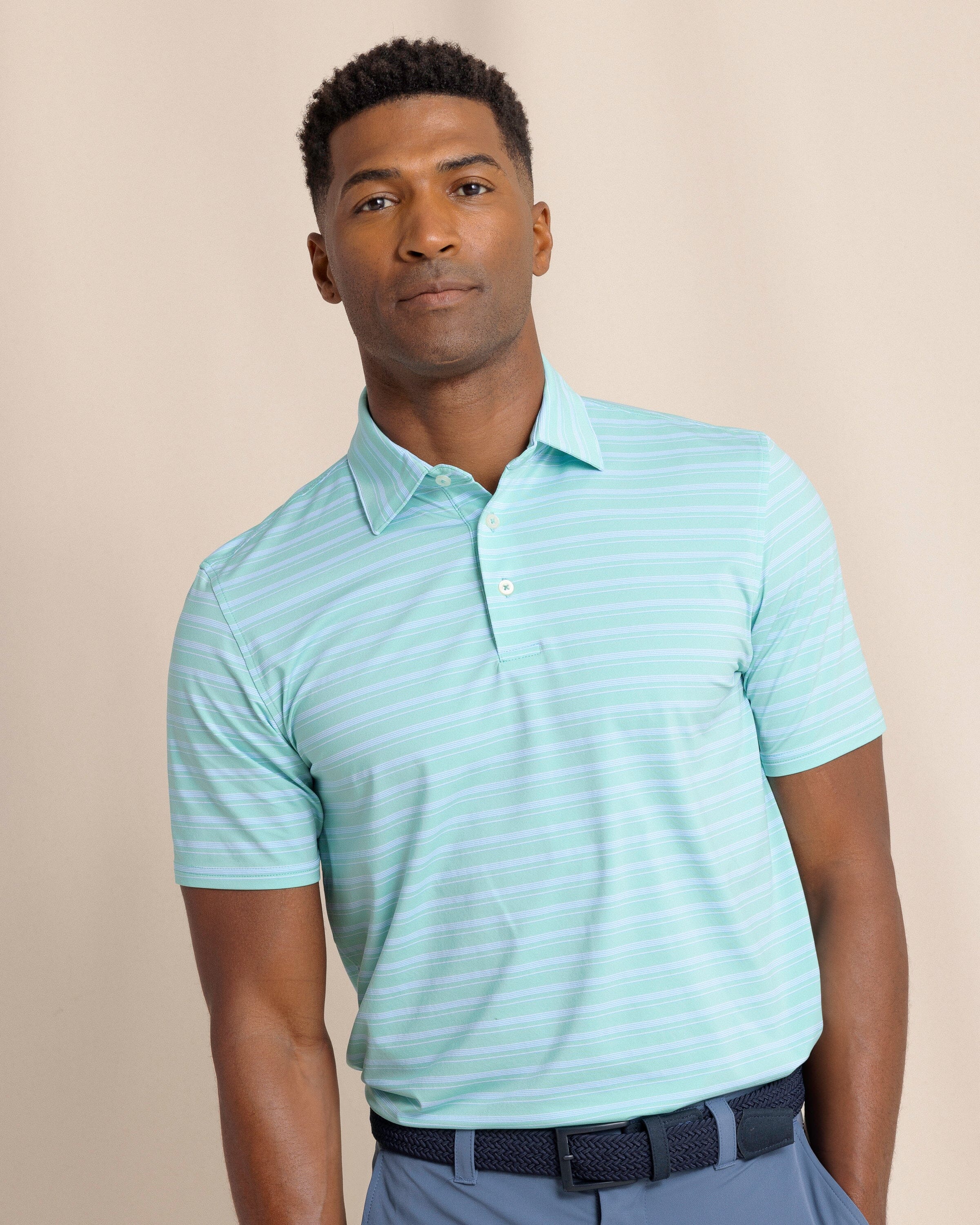 Men's brrr°®-eeze Pearl Cove Stripe Polo | Southern Tide