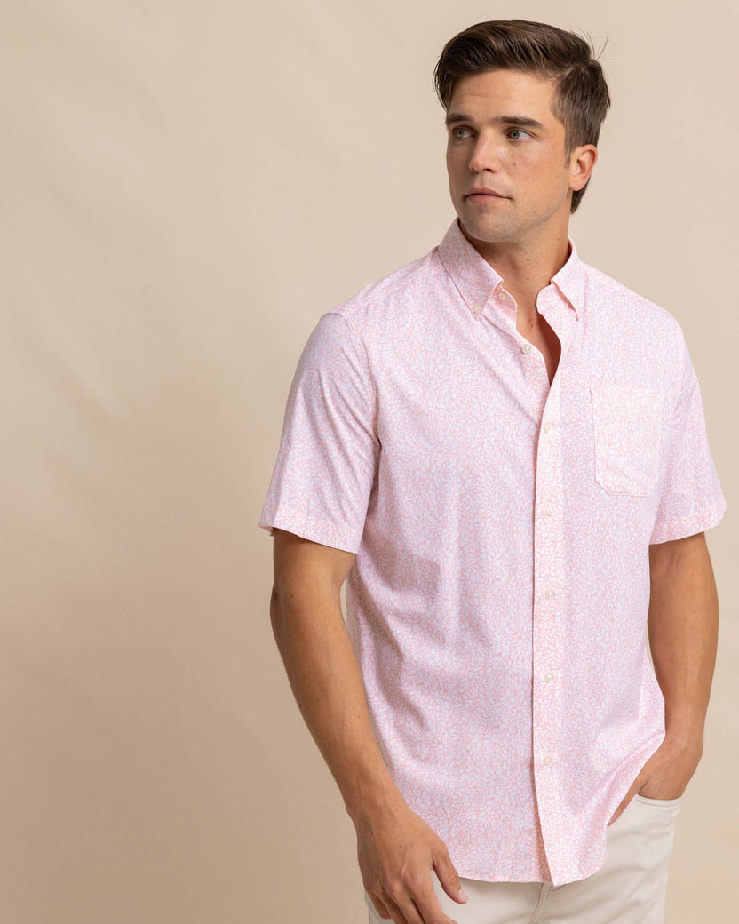 Men's That Floral Feeling Short Sleeve Sport Shirt | Southern Tide