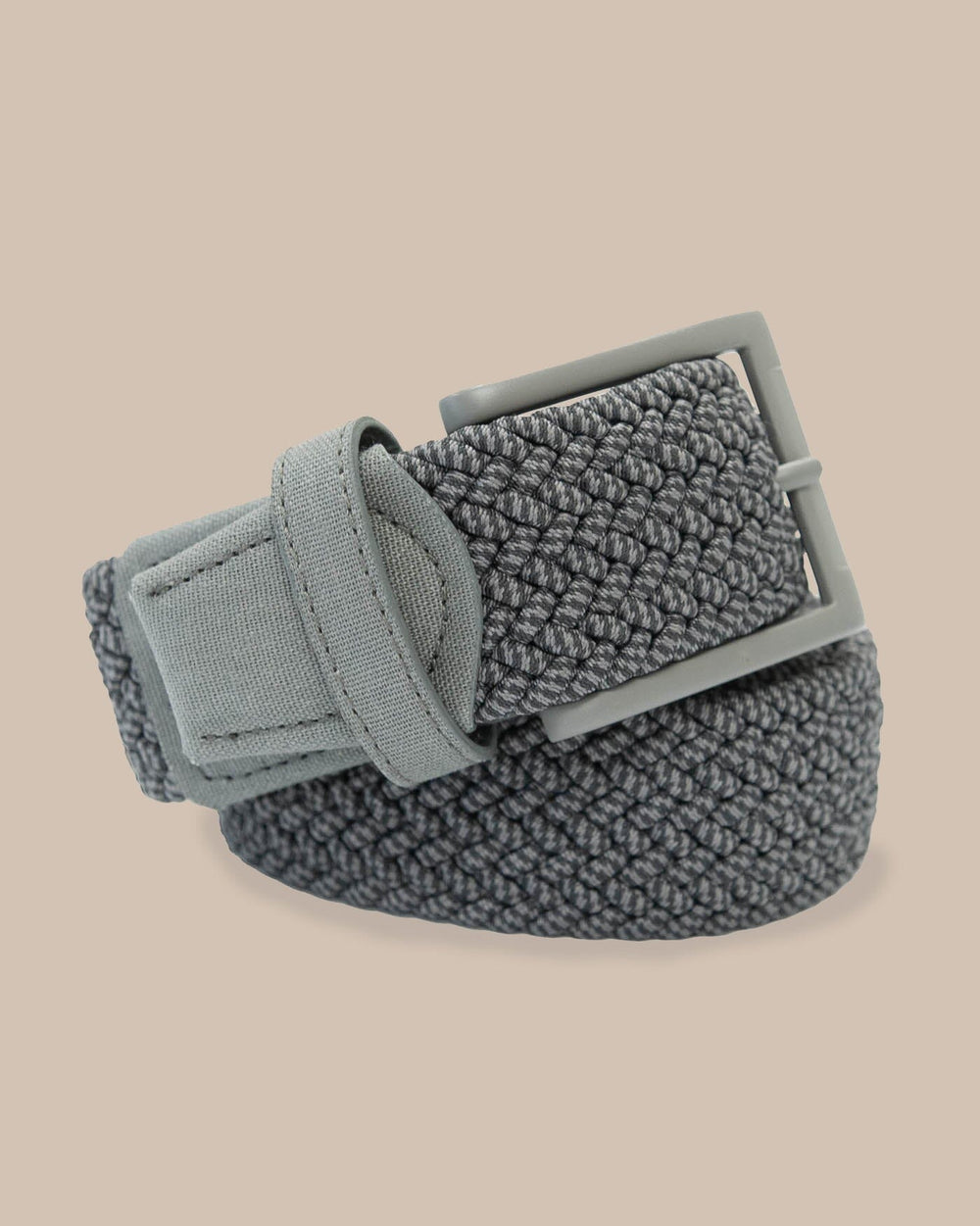 The front view of the Southern Tide Caddie Braided Belt by Southern Tide - Castle Rock
