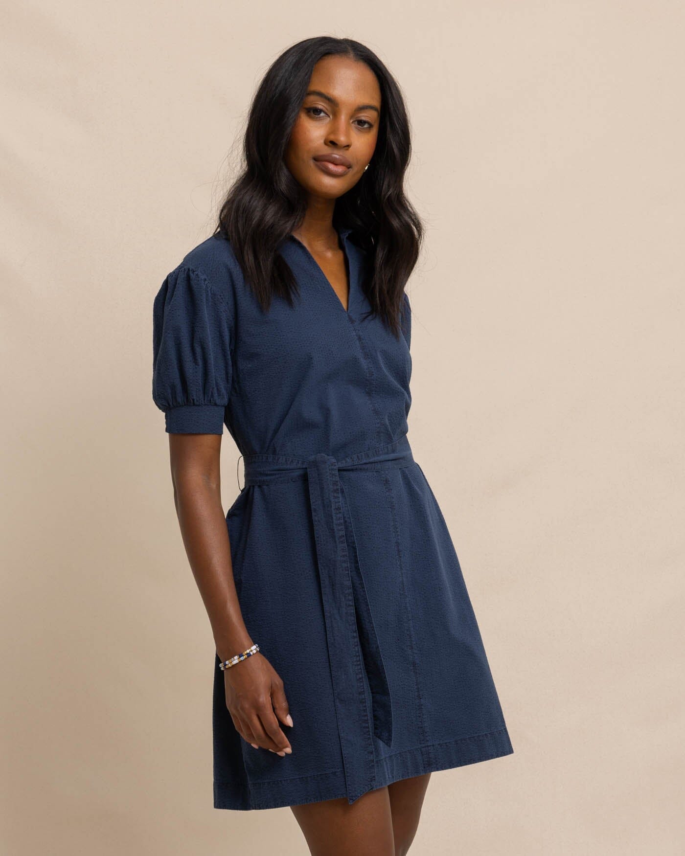 Women's Calan Washed Seersucker Dress | Southern Tide