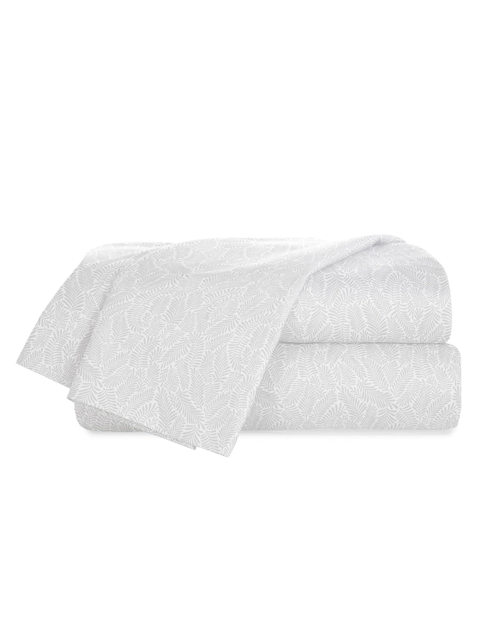 The front view of the Southern Tide Cedar Island Sheet Set by Southern Tide - Grey