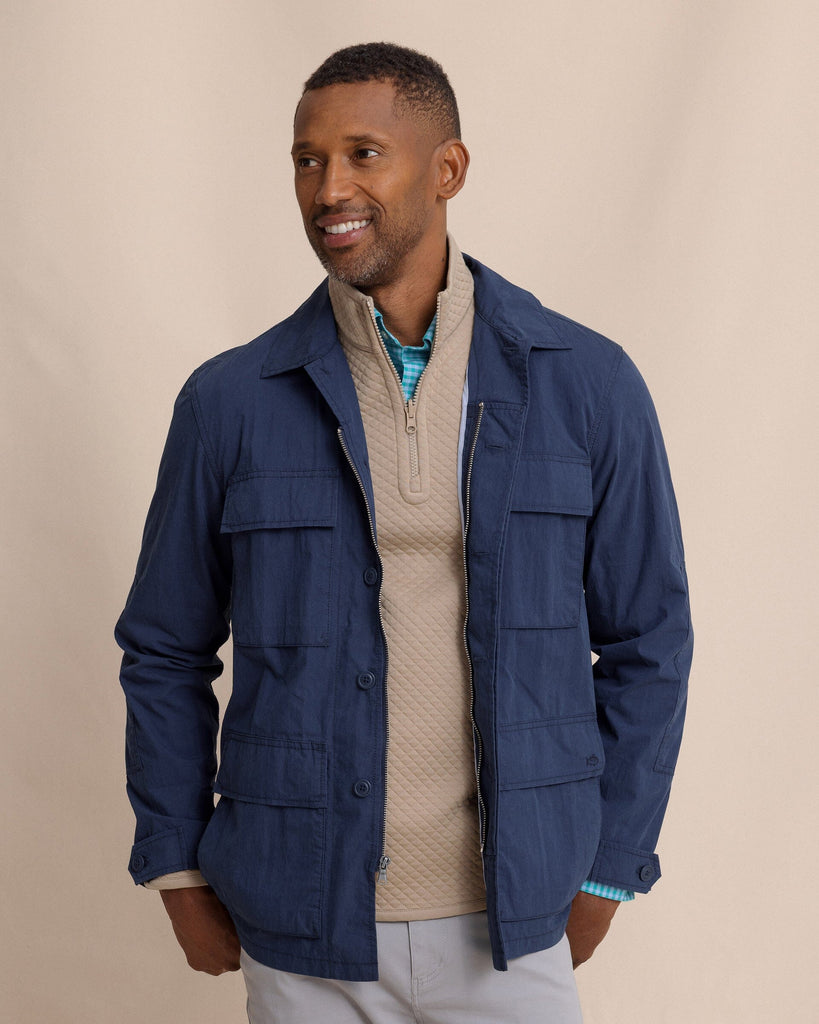 ジャケット・アウター GO HEMP VENDOR FIELD JACKET LAKE BLUE ジャケット・アウター GO HEMP VENDOR FIELD JACKET LAKE BLUE GO HEMP