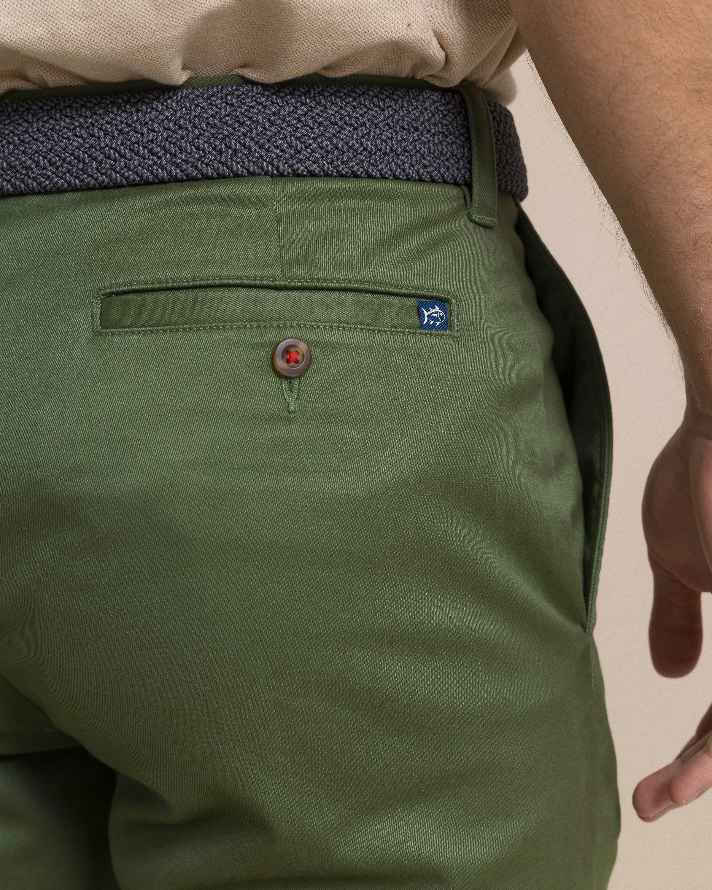 Men's Channel Marker Stretch Chino Pant - Cedar Green | Southern Tide