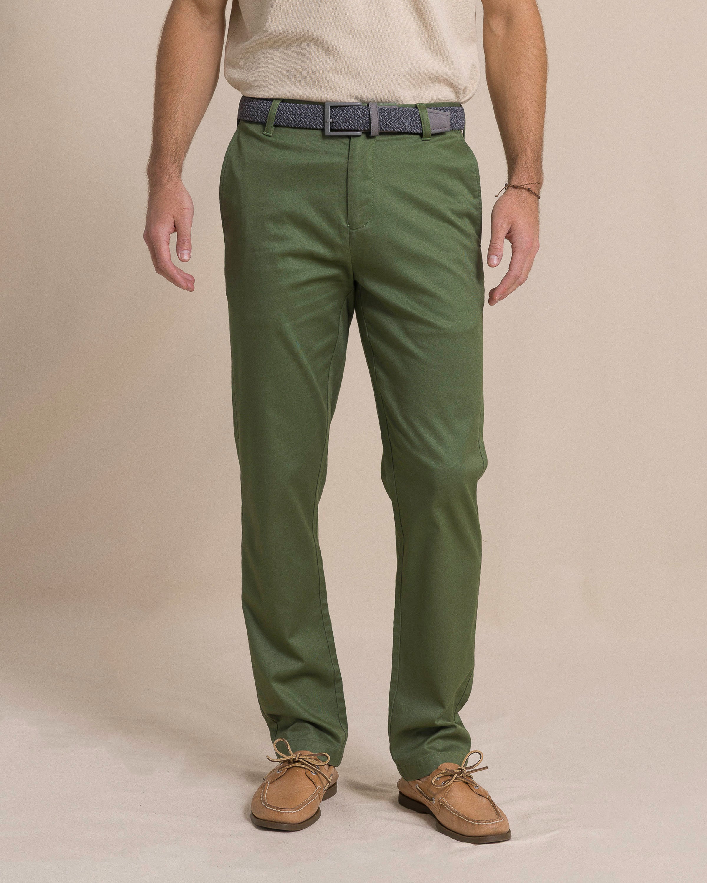 Men's Channel Marker Stretch Chino Pant - Cedar Green | Southern Tide