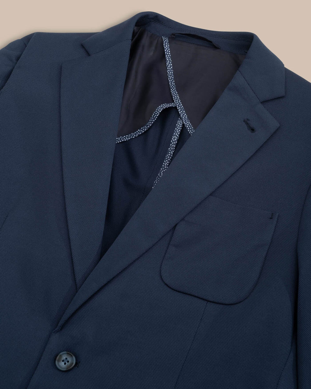 The detail view of the Southern Tide Charleston Blazer by Southern Tide - Navy