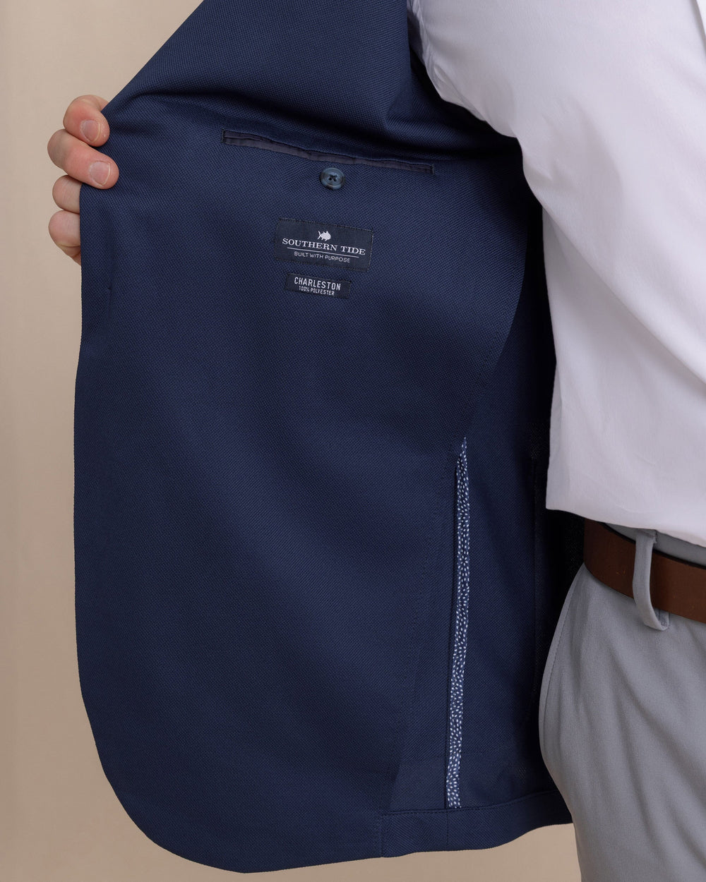 The detail view of the Southern Tide Charleston Blazer by Southern Tide - Navy