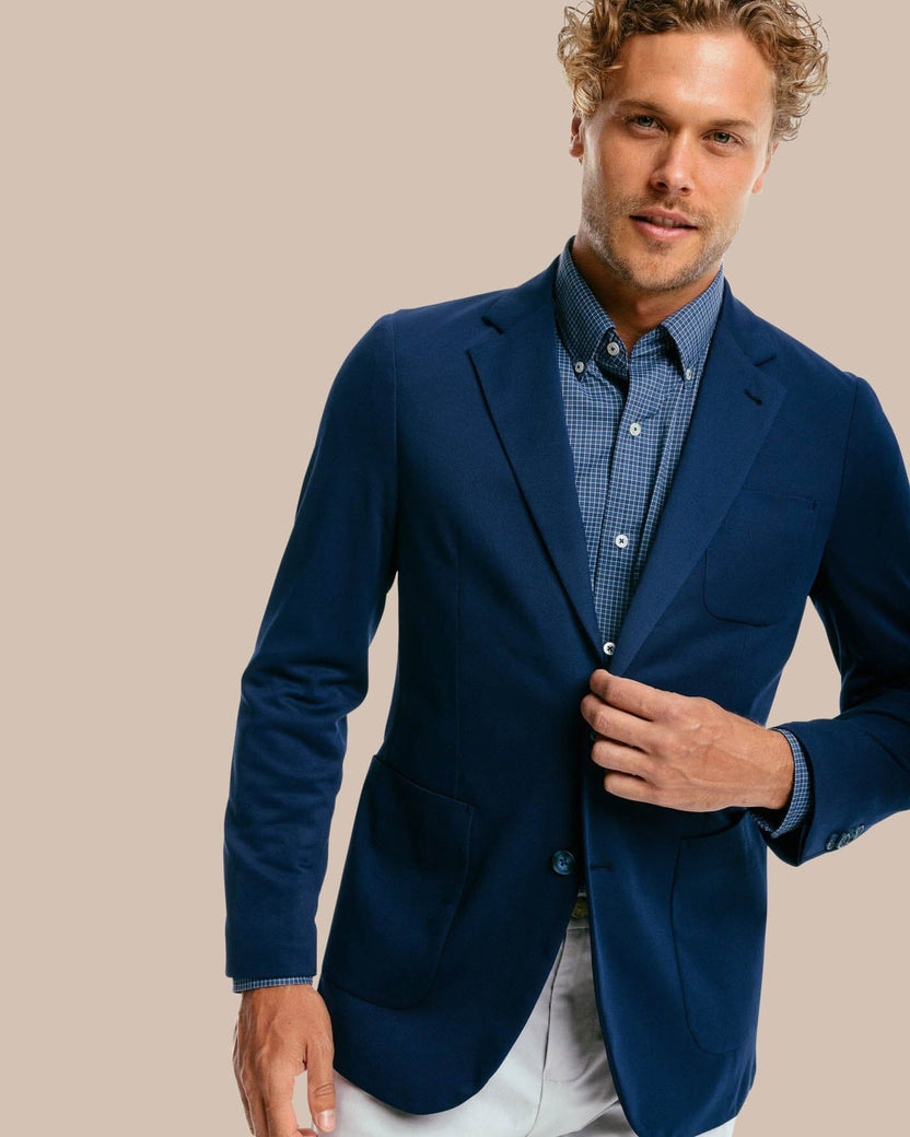 Men's Lightweight Navy Blazer with Coolpass Technology | Southern Tide