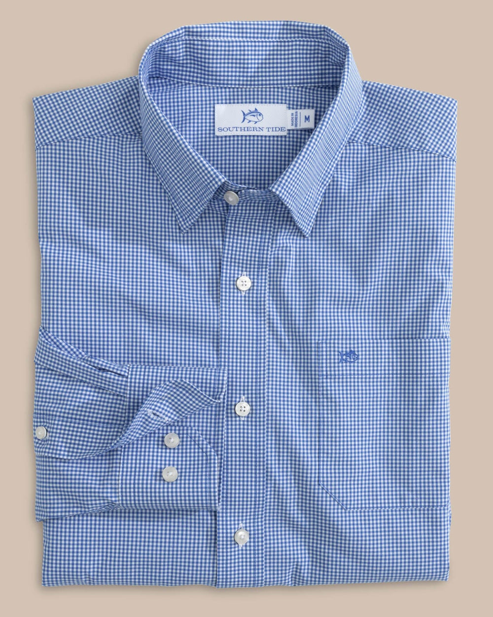 Men's Charleston Parkwood Micro-Gingham Shirt | Southern Tide