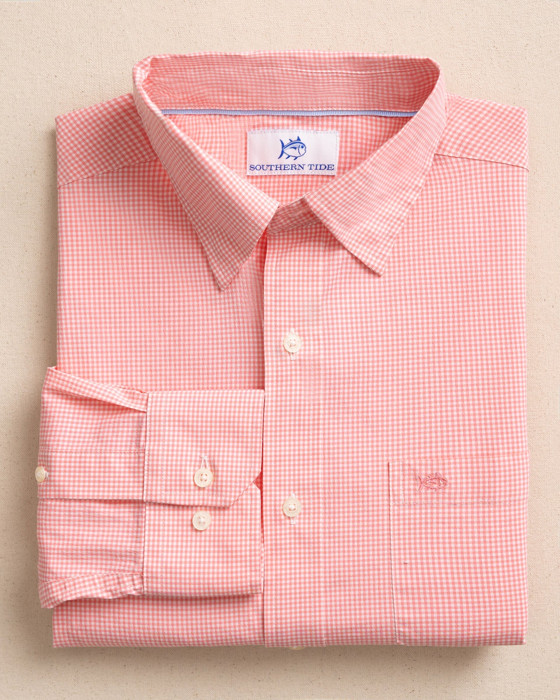 Men's Charleston Parkwood Micro-Gingham Shirt | Southern Tide