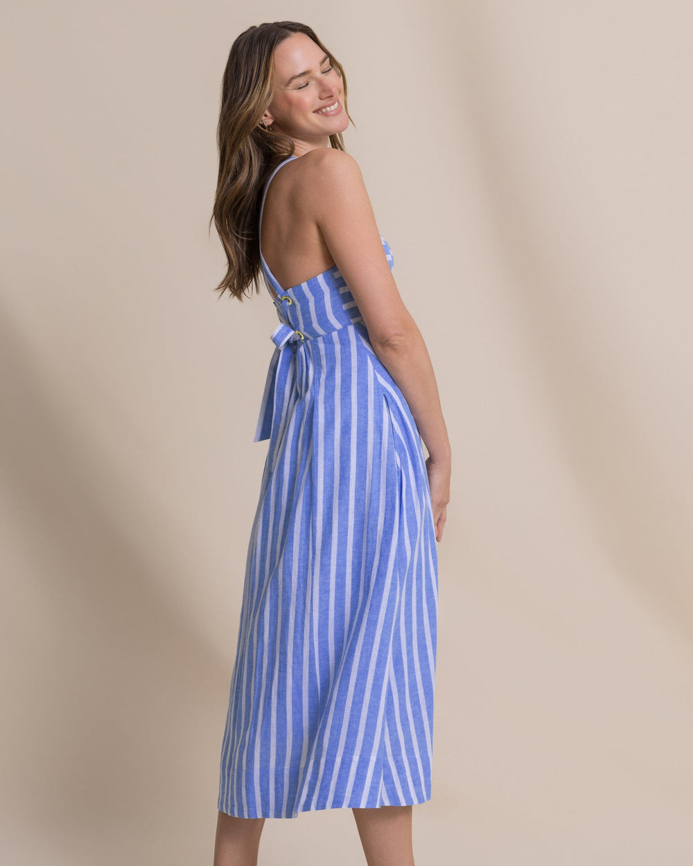 cross strap midi dress Faith Cross Back Strap Midi Dress