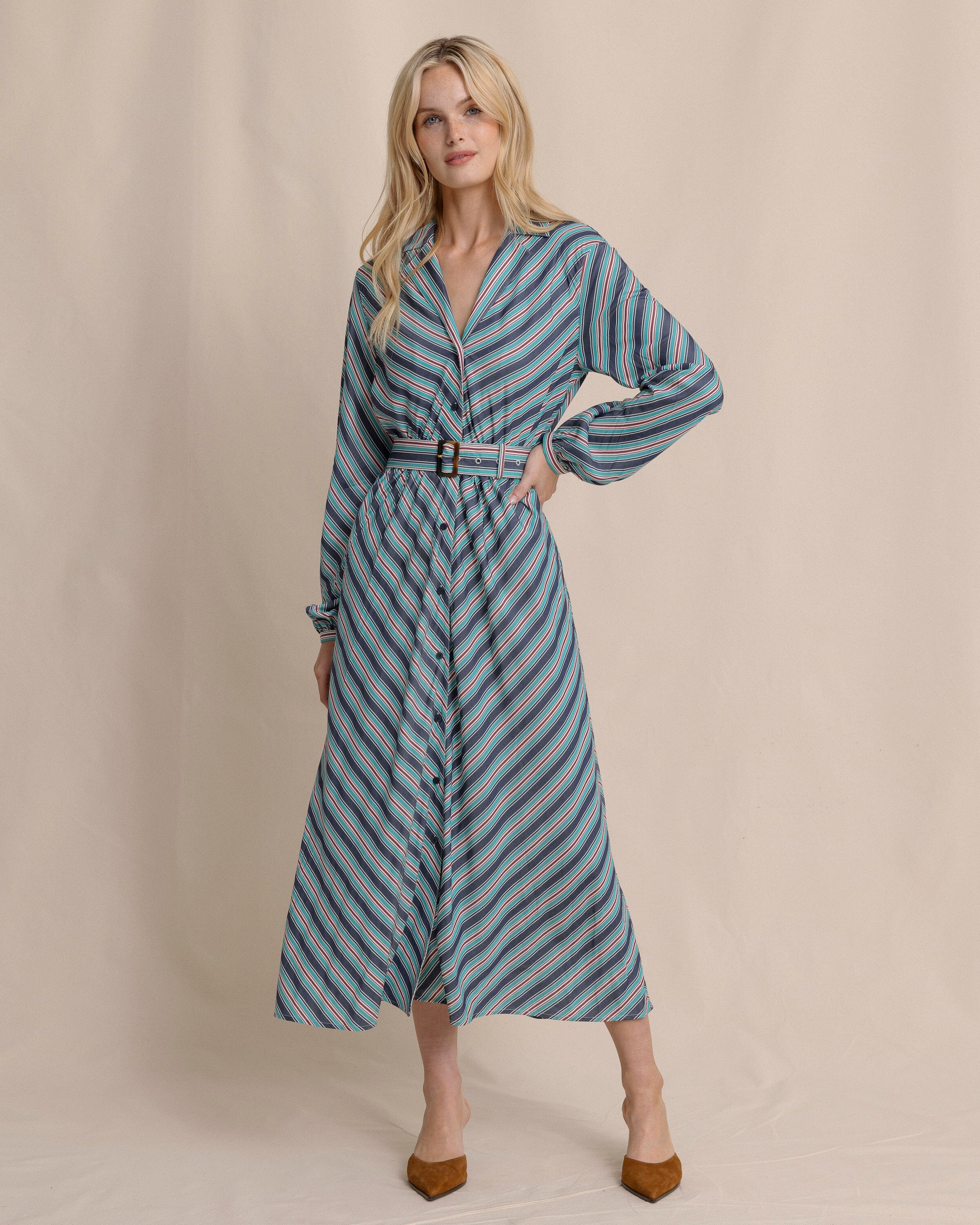 Women's Clarissa Stripe Maxi Dress | Southern Tide