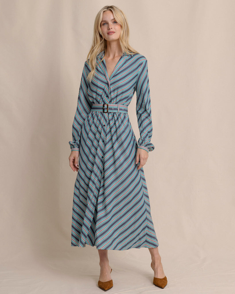 women's a line maxi dress Women's Clarissa Stripe Maxi Dress