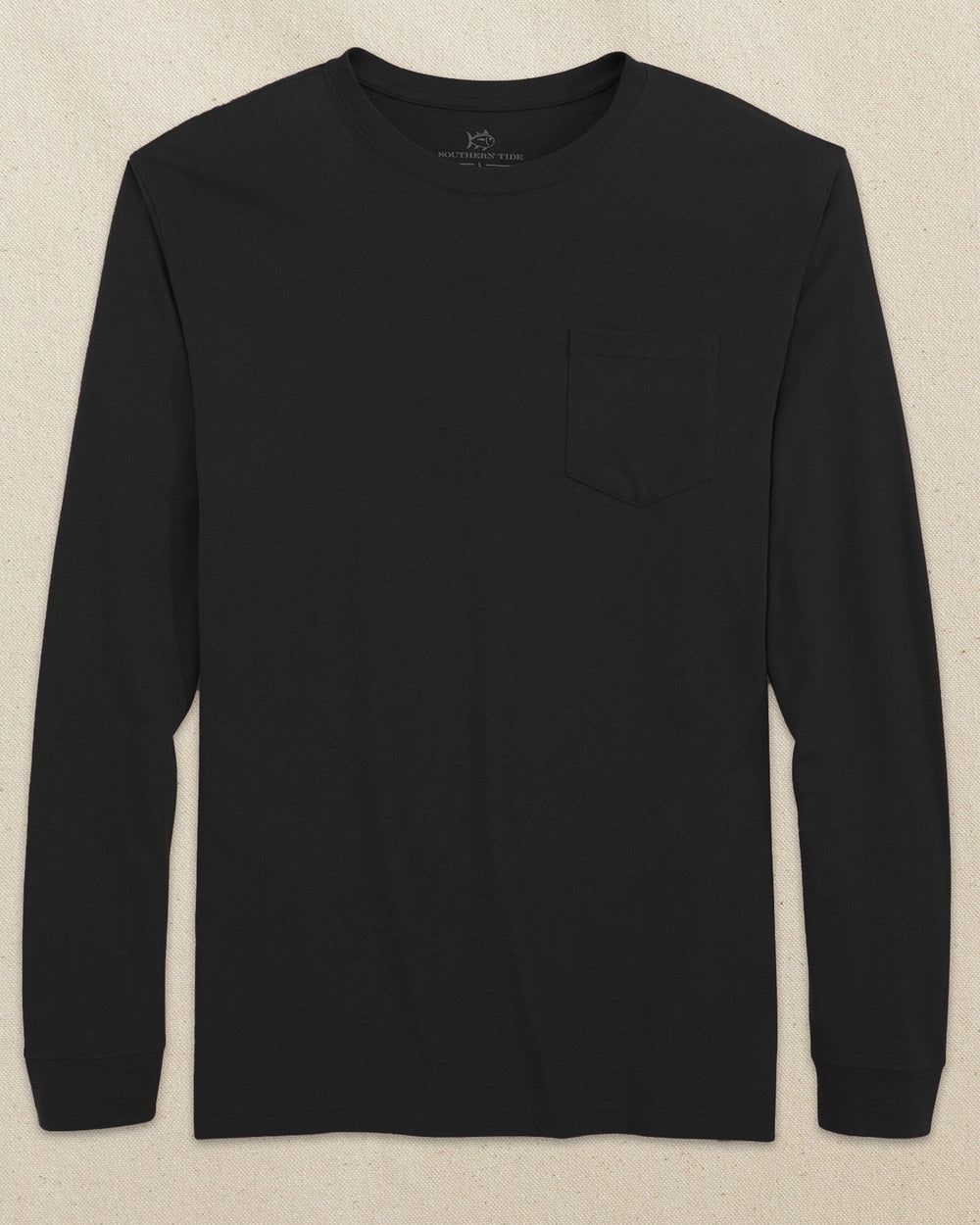 Classic Long Sleeve Pocket T-Shirt - Black