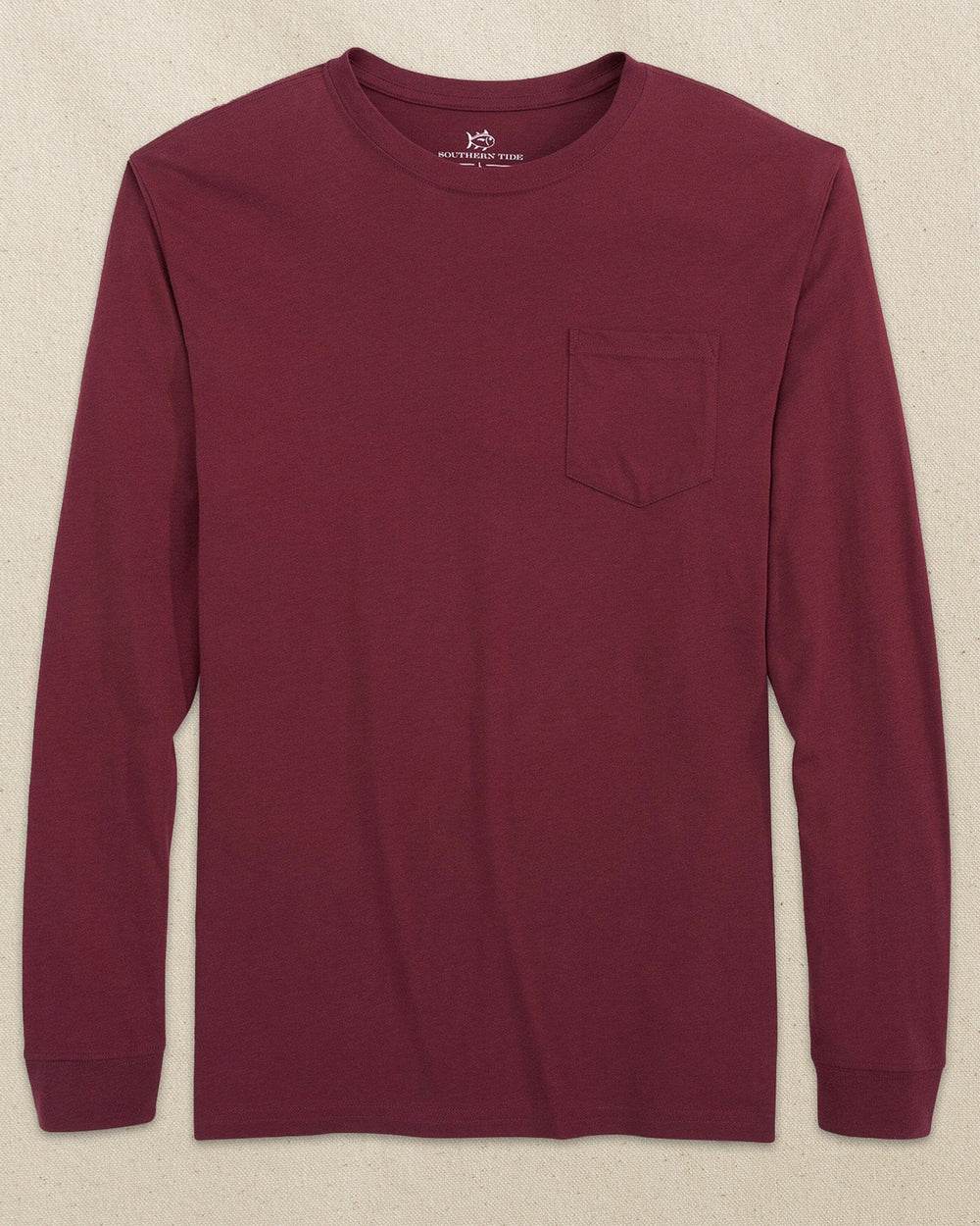 Classic Long Sleeve Pocket T-Shirt - Chianti