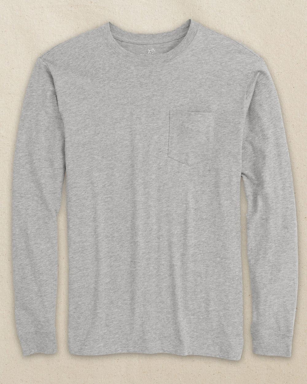 Classic Long Sleeve Pocket T-Shirt - Heather Grey