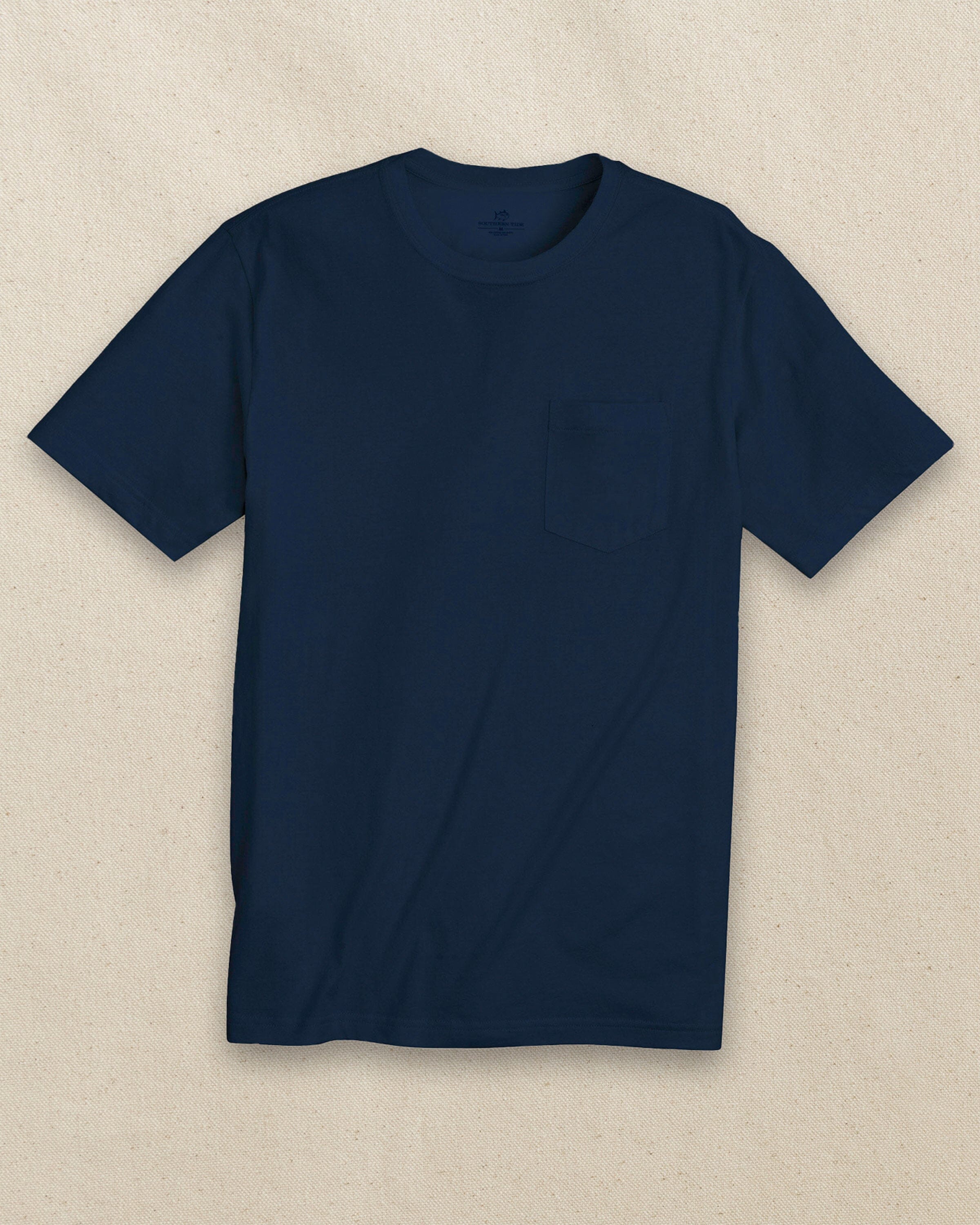 Men's Navy Classic Short Sleeve Pocket T-Shirt | Southern Tide