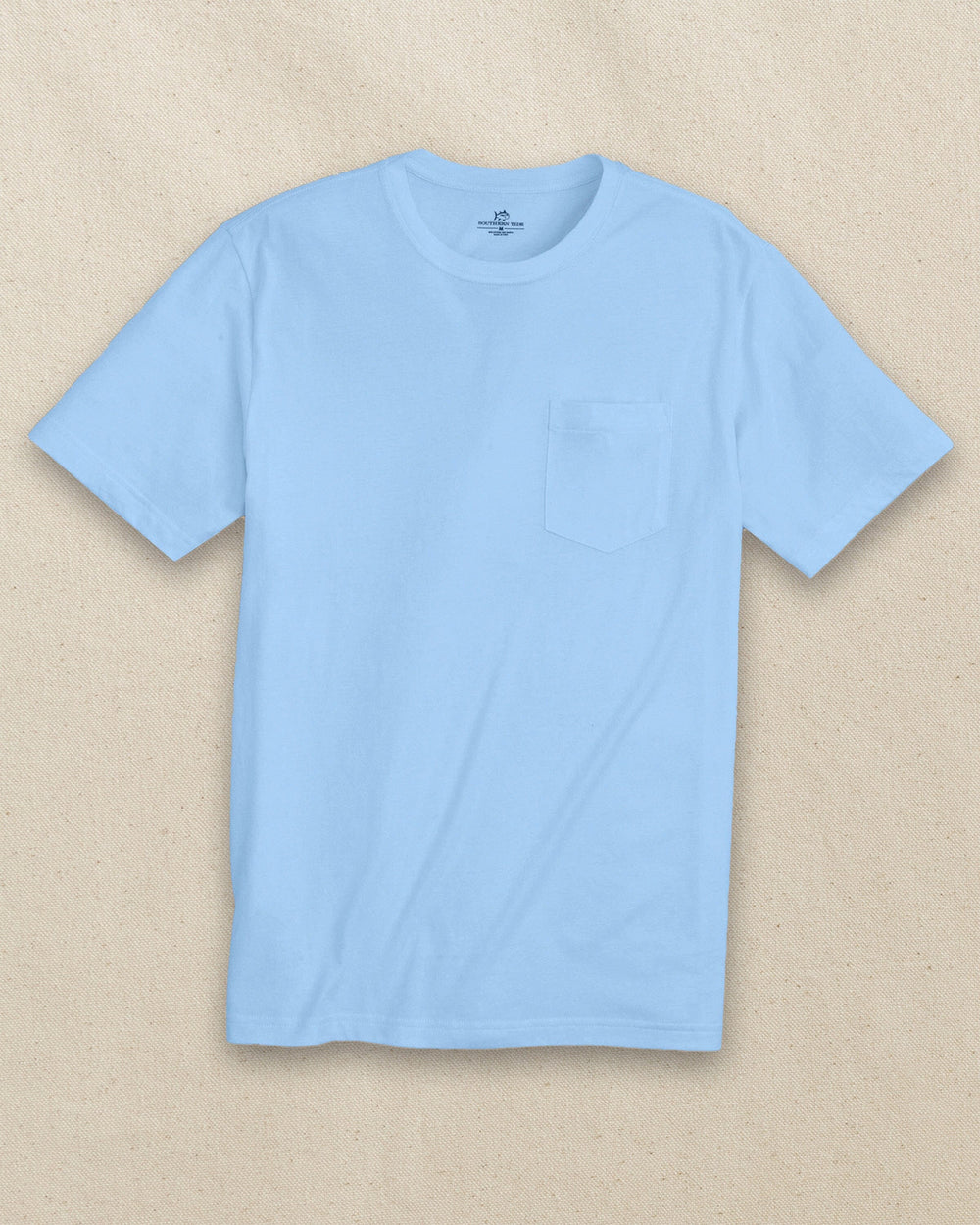 Short Sleeves Pocket Tee - Ocean Blue Short Sleeves Pocket Tee - Ocean Blue