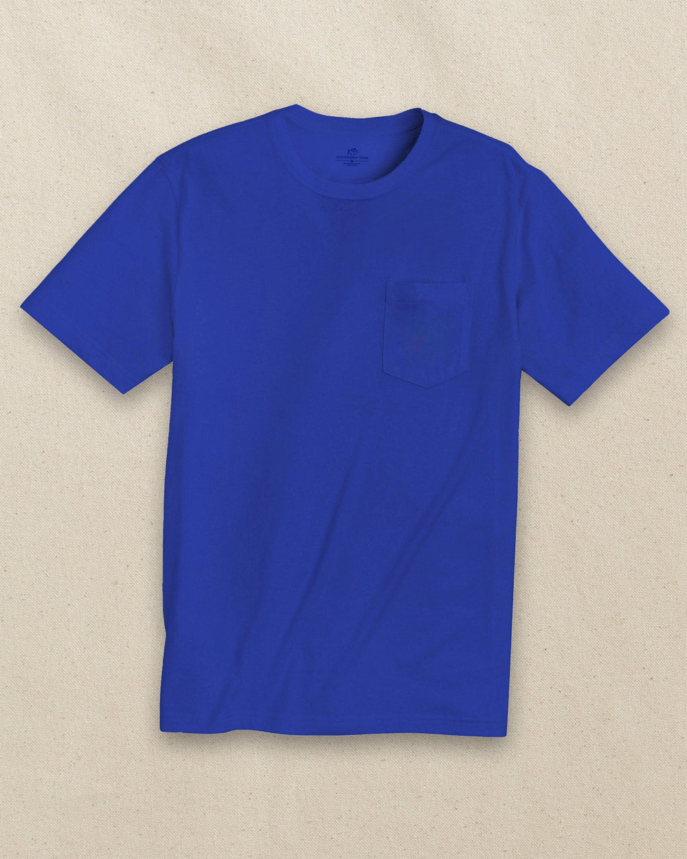 The front view of the Southern Tide Classic Short Sleeve Pocket T-Shirt - University Blue by Southern Tide - University Blue