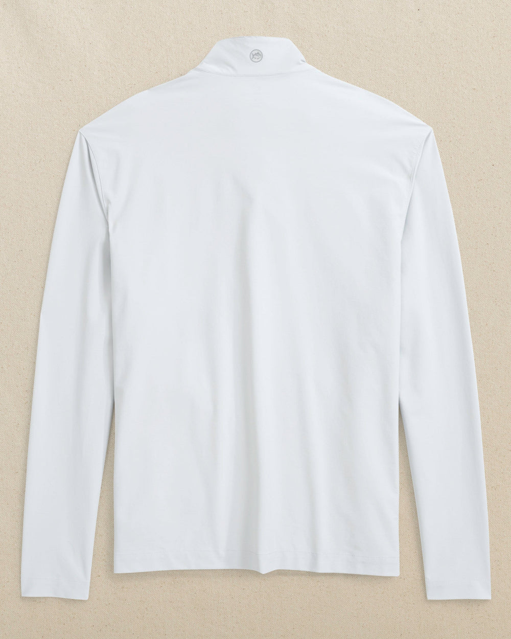The back view of the Southern Tide Clemson Tigers Avondale Performance Jacket by Southern Tide - Platinum Grey