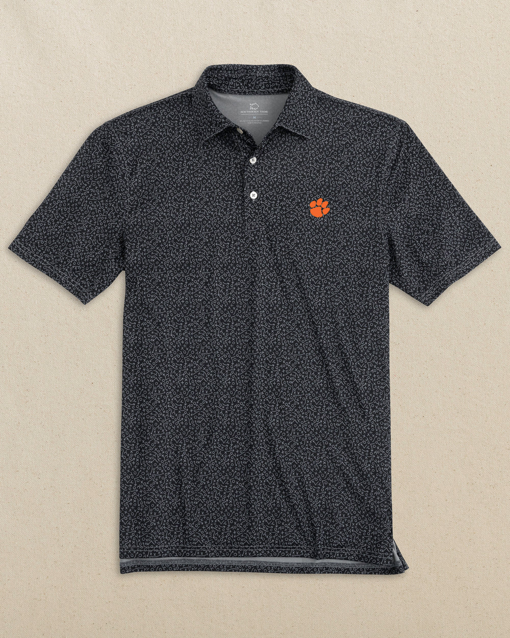 Clemson Tigers Driver Gameplay Polo C_Polo Shirts Southern Tide 
