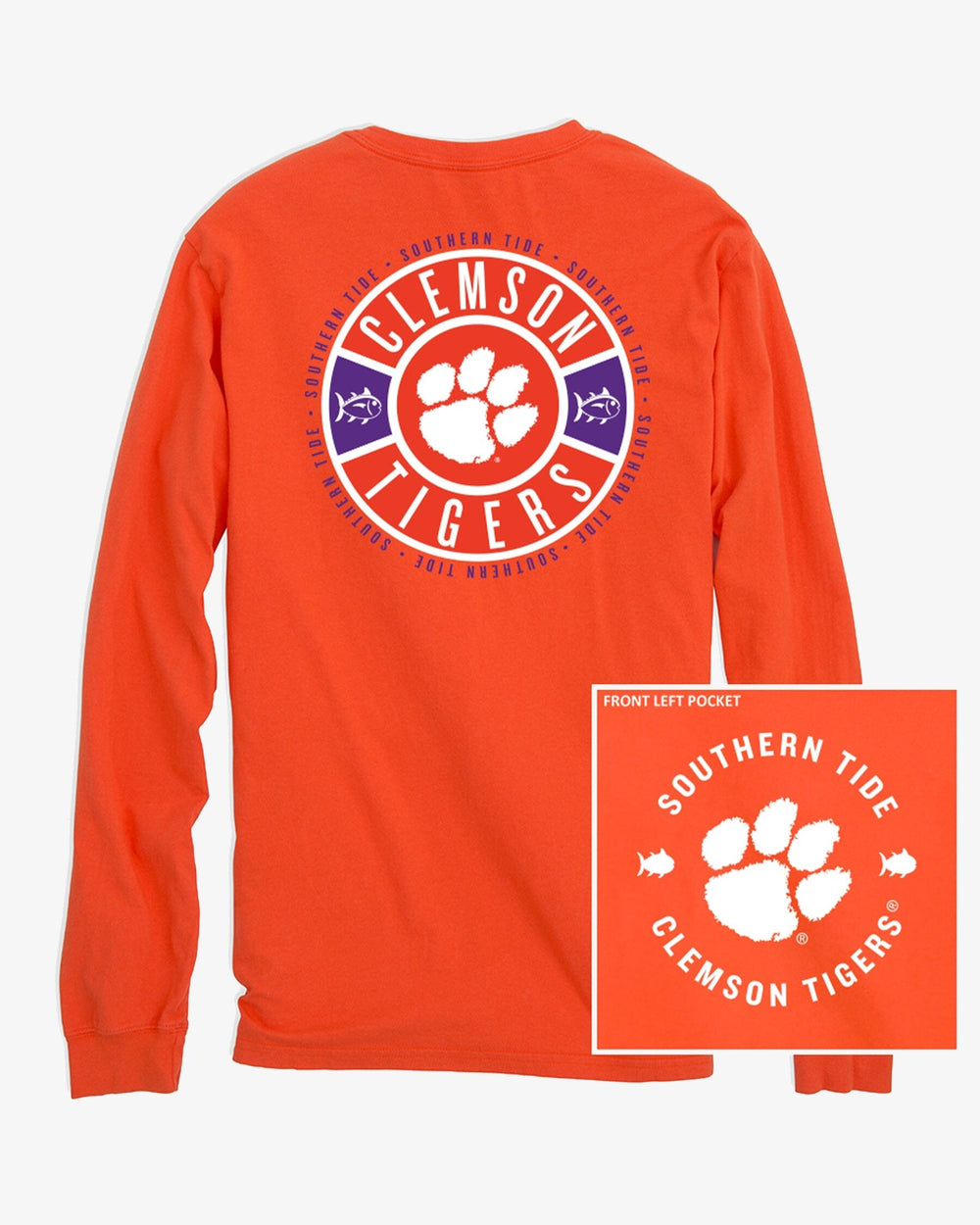 Clemson Tigers Ring Badge T-Shirt C_T-Shirts Southern Tide 