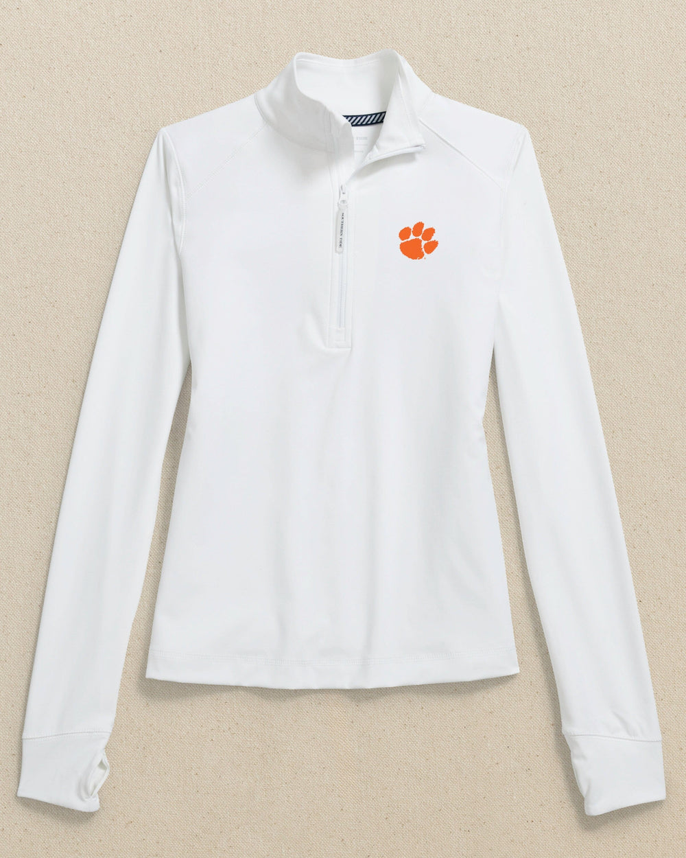 Clemson Tigers Women's Runaround Quarter Zip C_Outerwear Southern Tide 