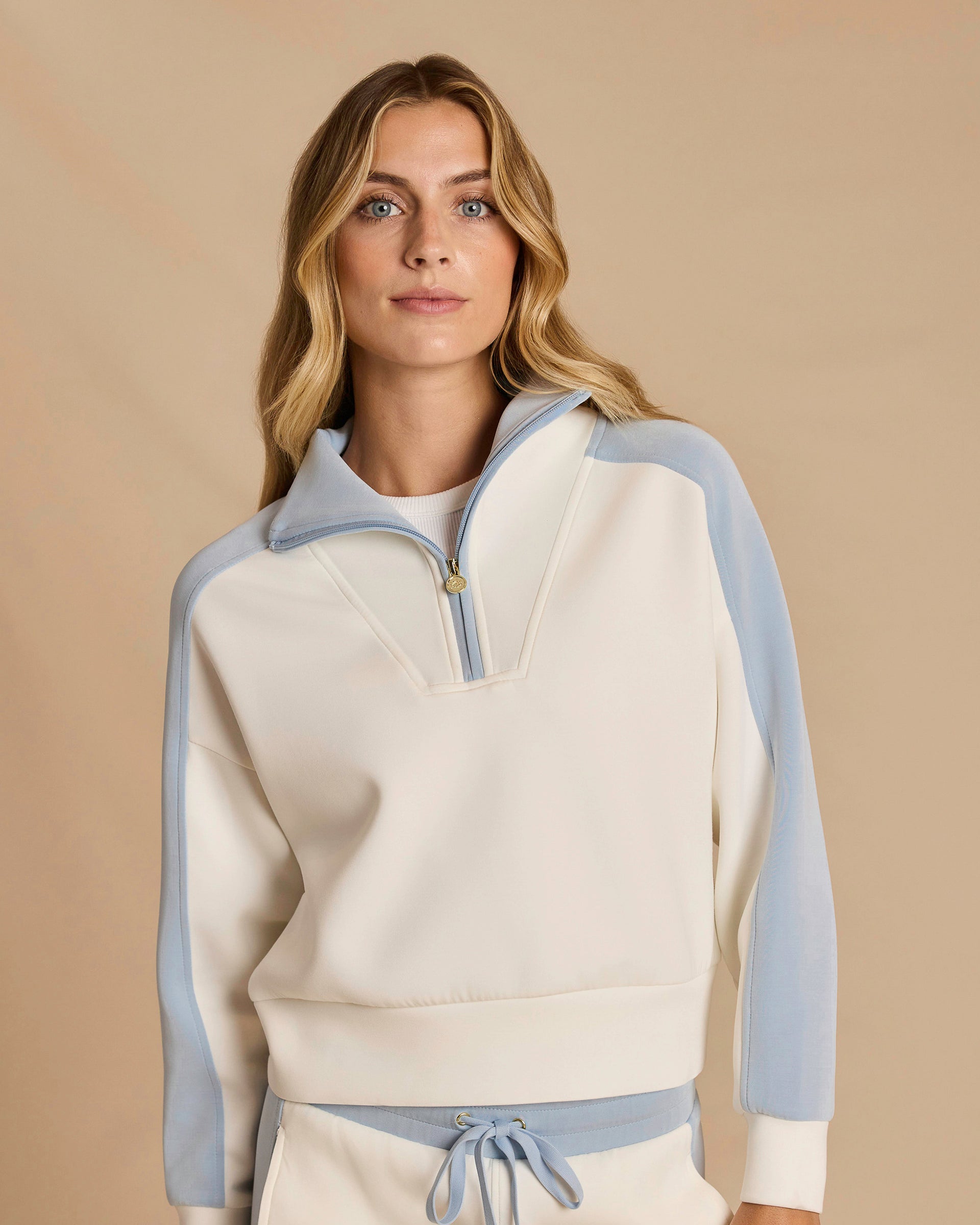 Women's Colorblock Lounge Quarter Zip | Southern Tide
