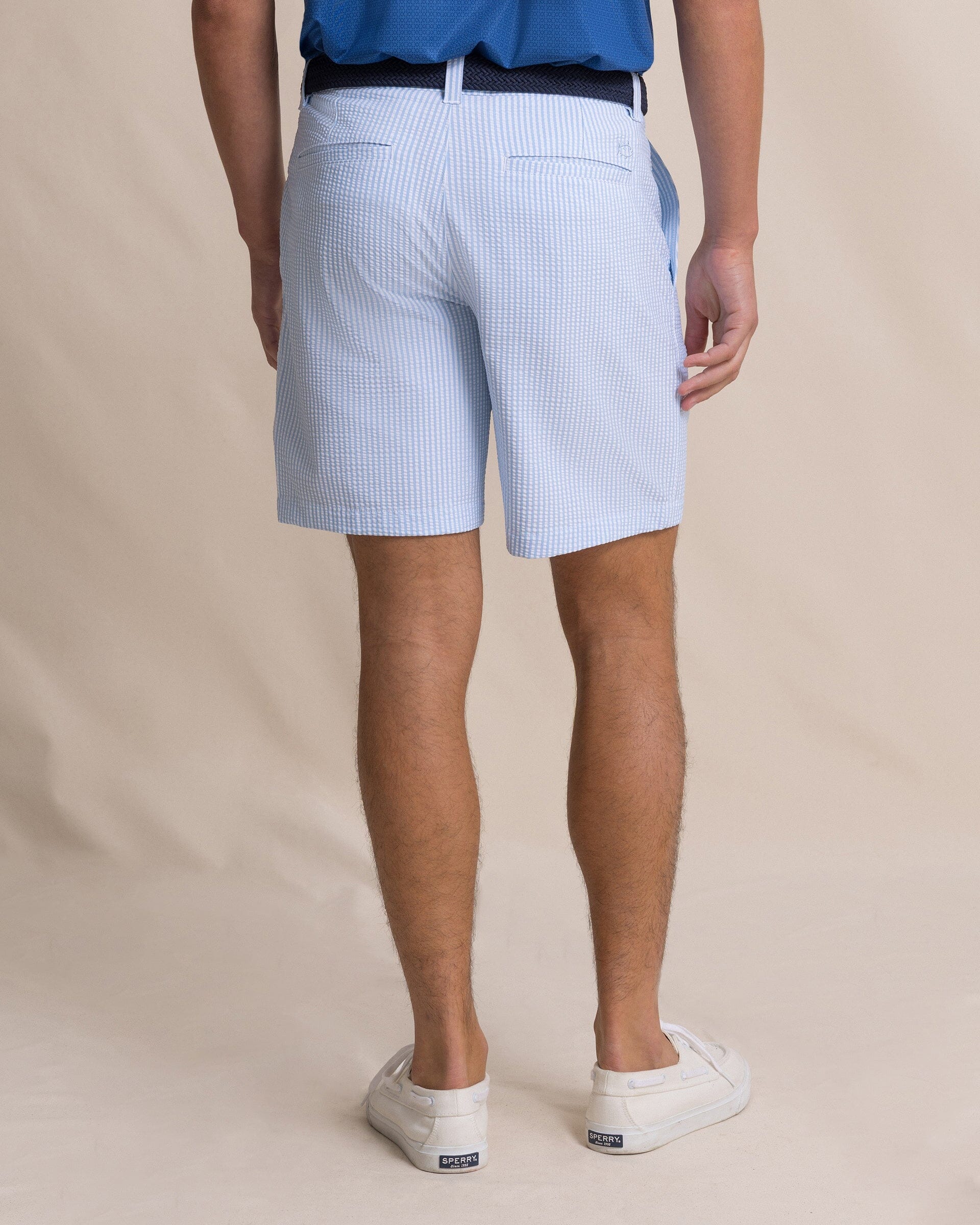 Men's Coral Vista Seersucker 8