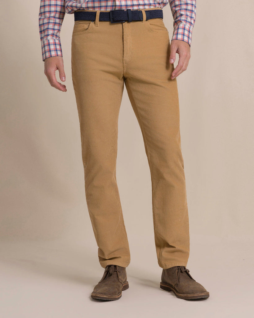Men's Corduroy Five Pocket Pant - Tannin | Southern Tide