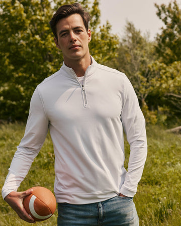 CL TRICOLOR LINE LS HALF ZIP SHIRT【L】 Sport-Tek Women's PosiCharge Electric Heather Colorblock 1/4-Zip