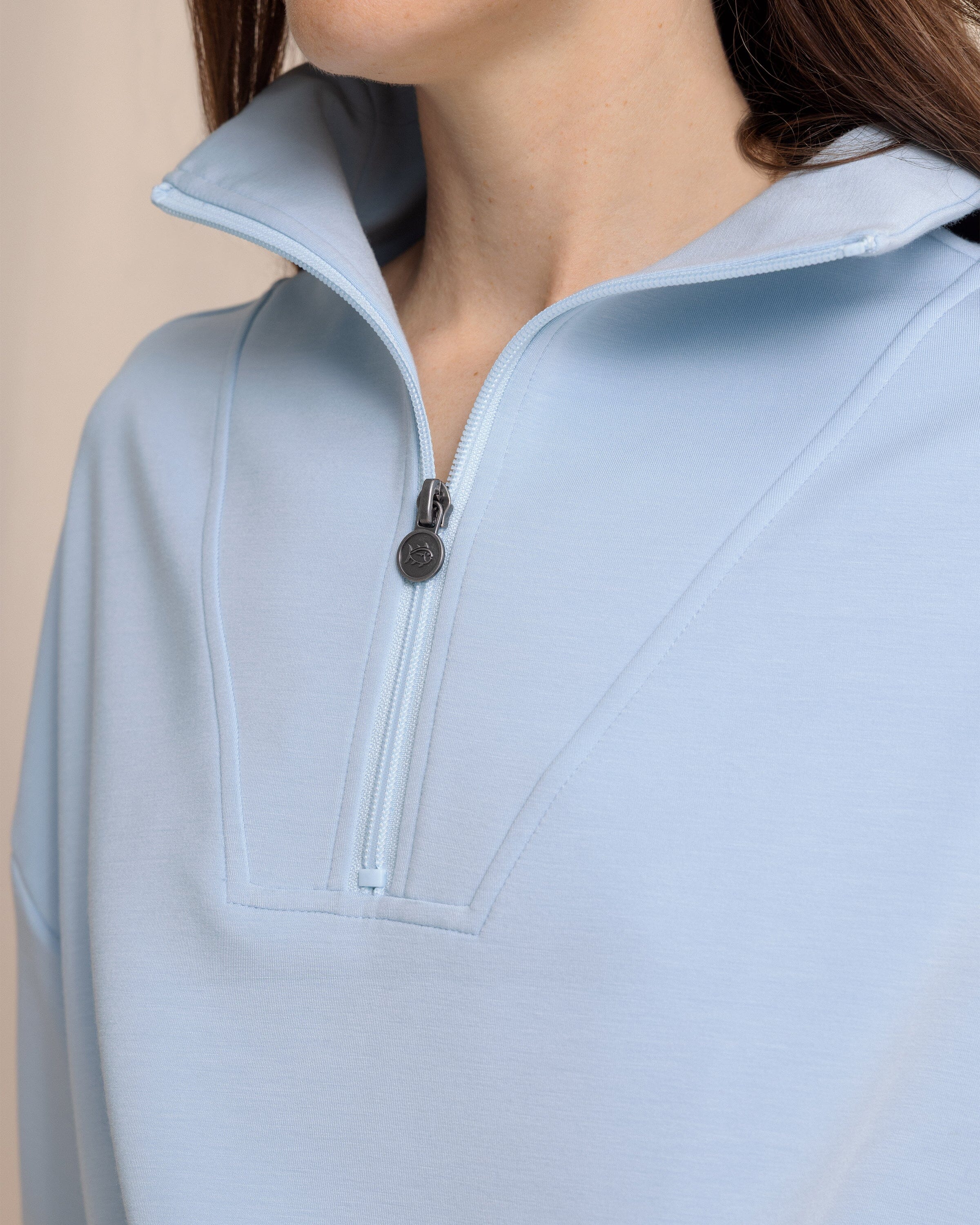 Women's Danielle Luxe Lounge Quarter Zip | Southern Tide