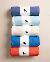The rolled view of the Dock and Bay Quick Dry Beach Towels at Southern Tide