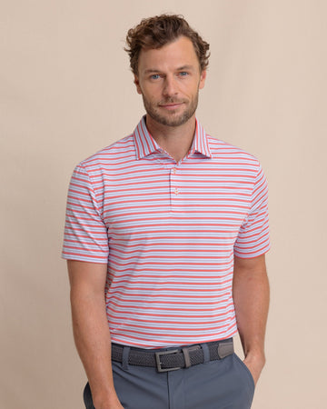 メンズウェア BRIEFING MENS STRIPE POLO RELAXED FIT Men's Driver Ocean Hill Stripe Polo | Southern Tide