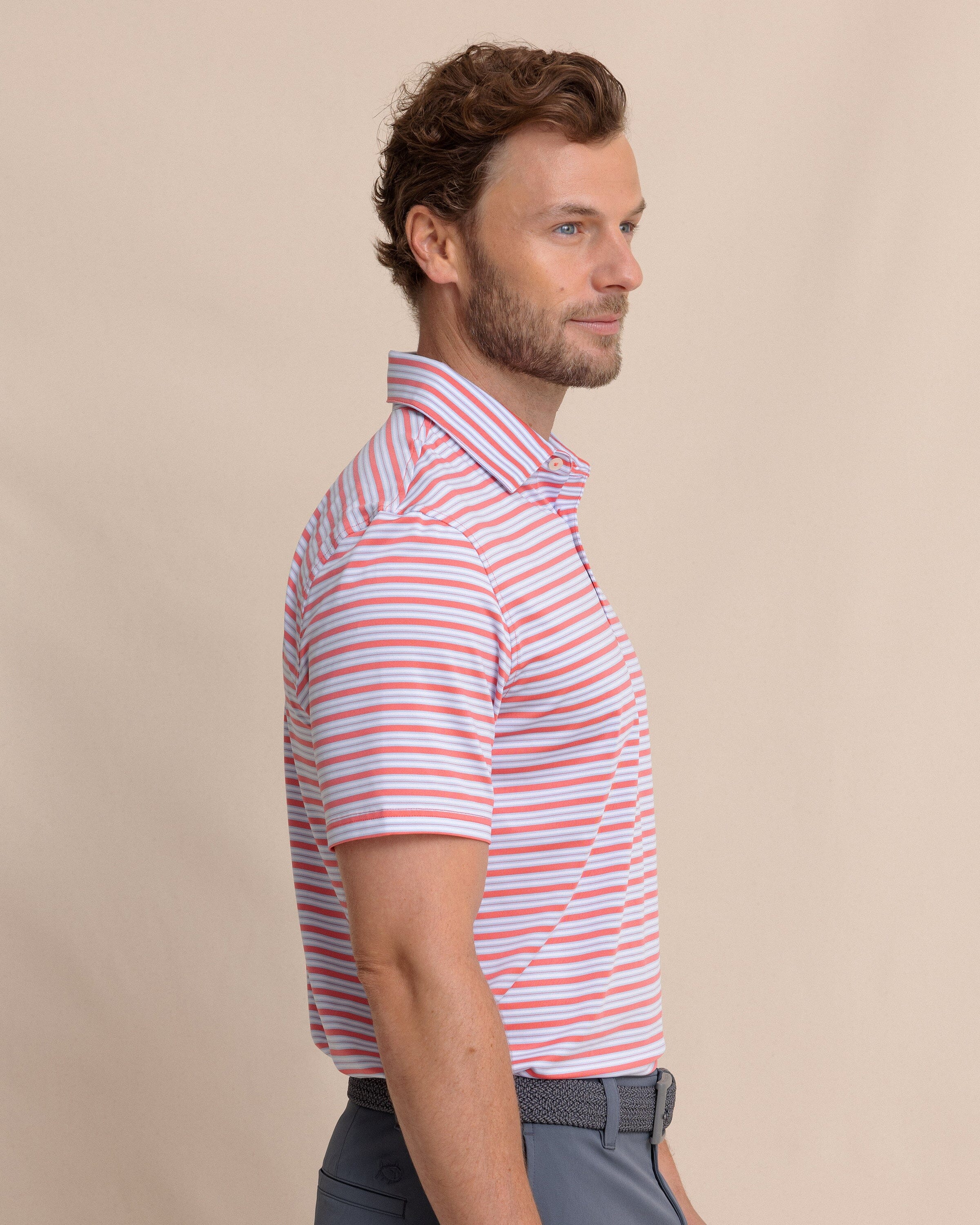 Men's Driver Ocean Hill Stripe Polo | Southern Tide