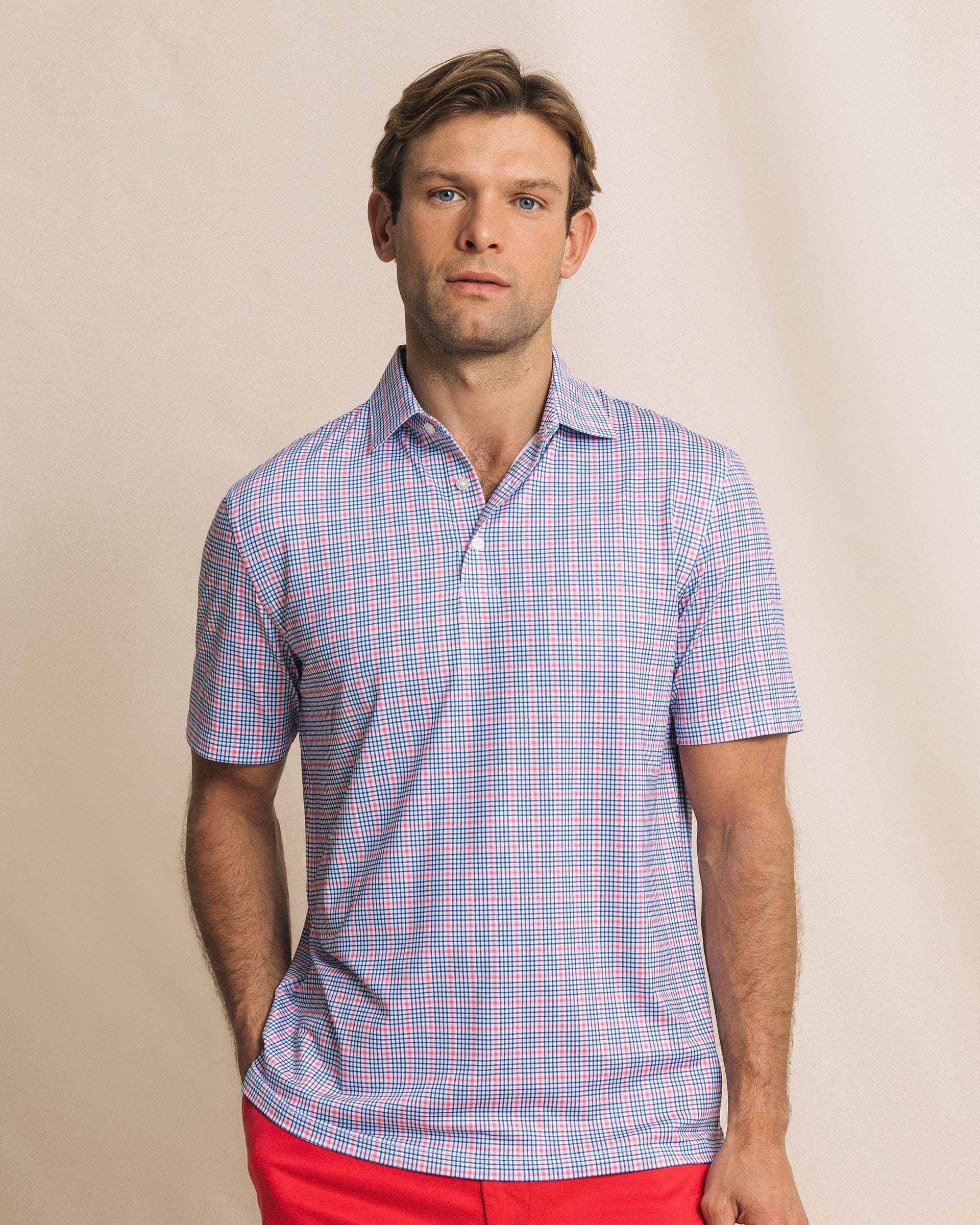 Men's Driver Surfside Retreat Plaid Polo | Southern Tide