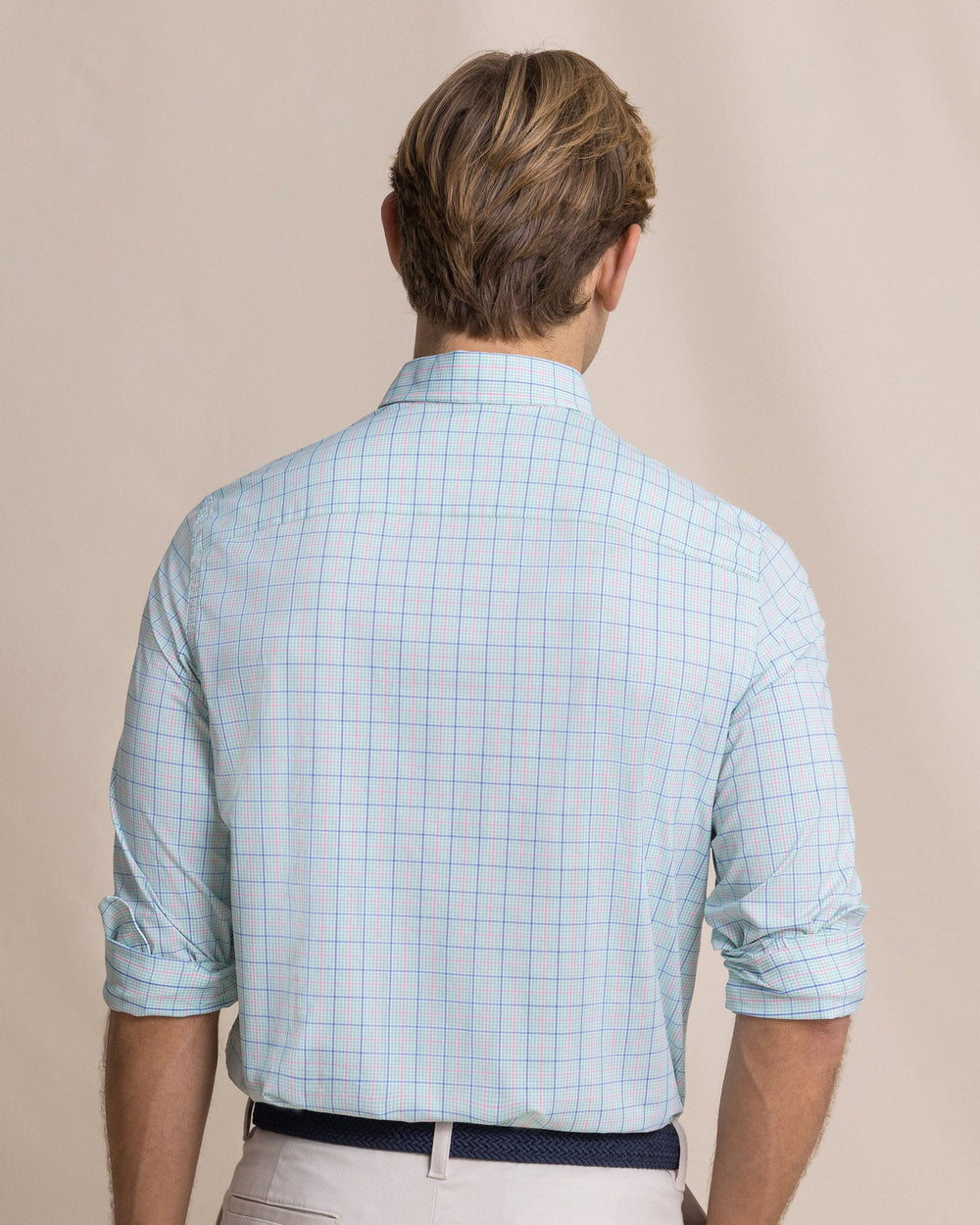 The back view of the Southern Tide Edisto Island Coastal Breeze® Sport Shirt by Southern Tide - Gulf Shores