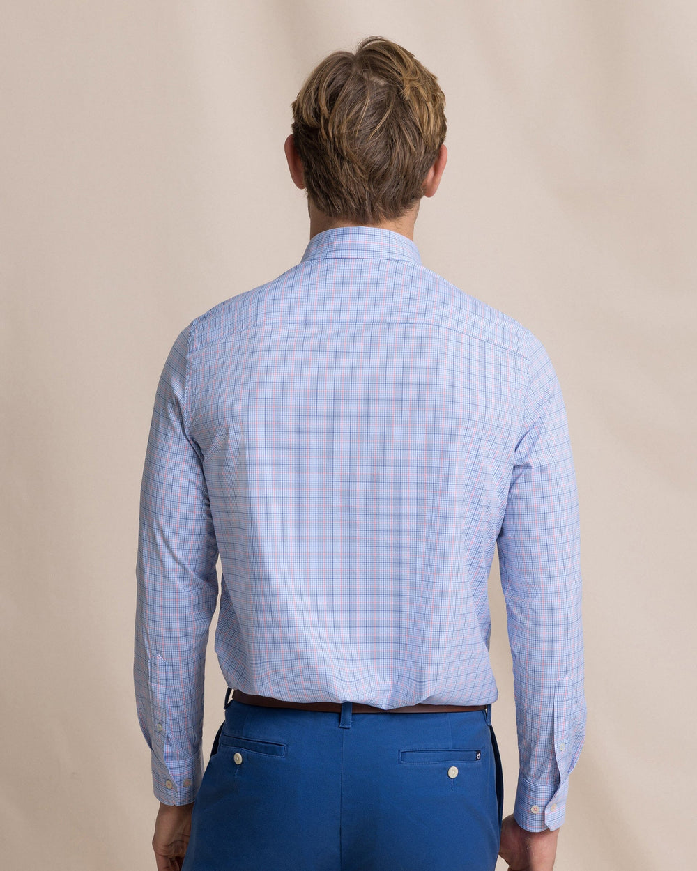 The back view of the Southern Tide Edisto Island Coastal Breeze® Sport Shirt by Southern Tide - Ocean Channel