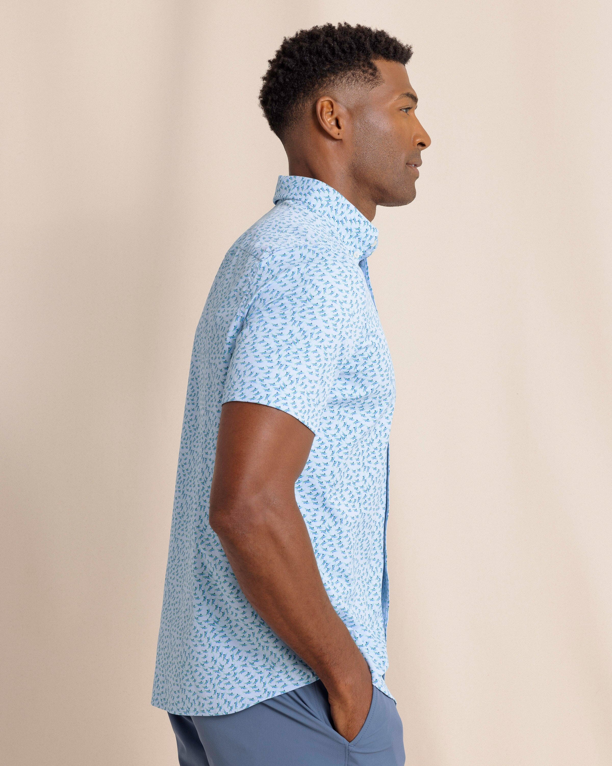 Men's Fintastic Intercoastal Short Sleeve Sport Shirt | Southern Tide