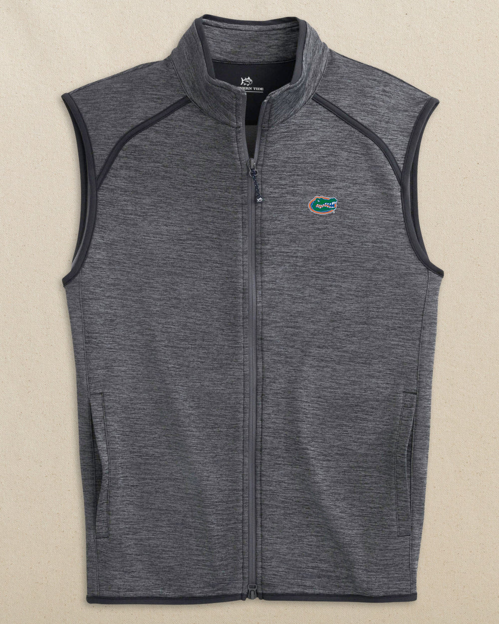 Florida Gators Baybrook Heather Vest C_Outerwear Southern Tide 