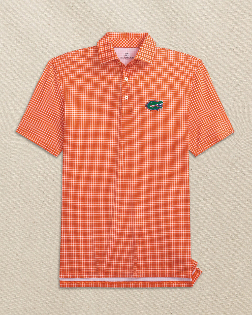 Florida Gators Driver Dunes Edge Plaid Polo C_Polo Shirts Southern Tide 