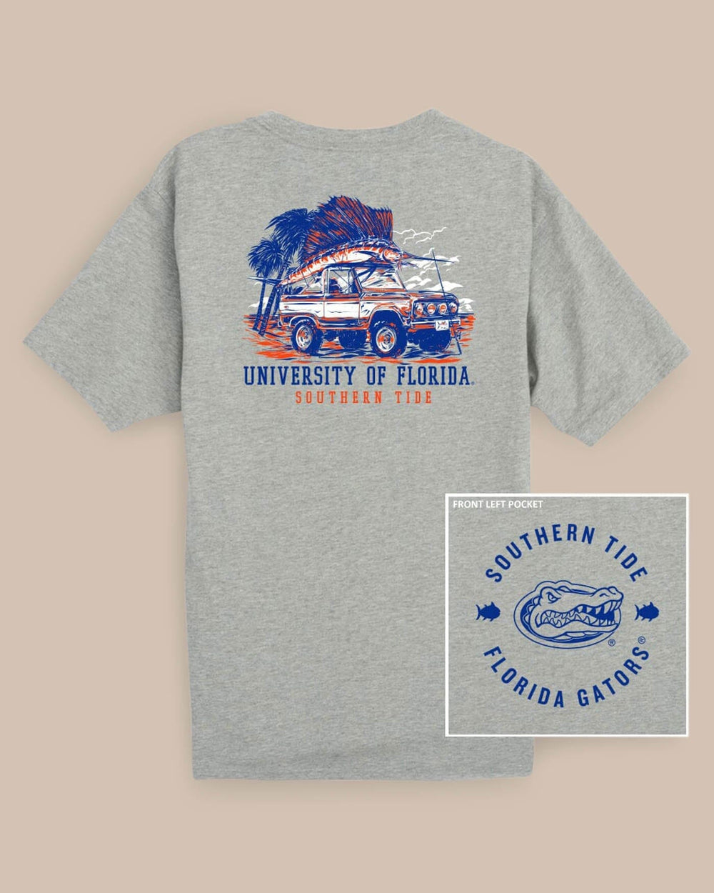 Florida Gators Trophy Catch Heather T-Shirt C_T-Shirts Southern Tide 