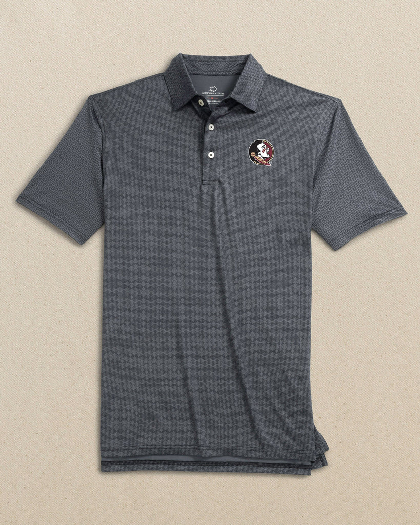 Men's FSU Seminoles Driver ST Geo Printed Polo | Southern Tide