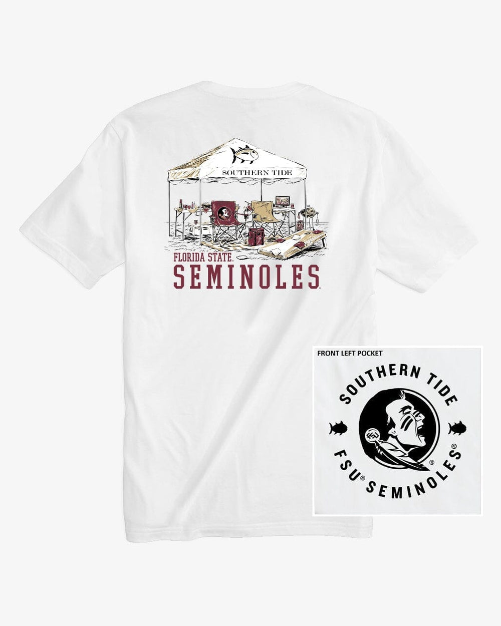 FSU Seminoles Tailgate Time T-Shirt C_T-Shirts Southern Tide 