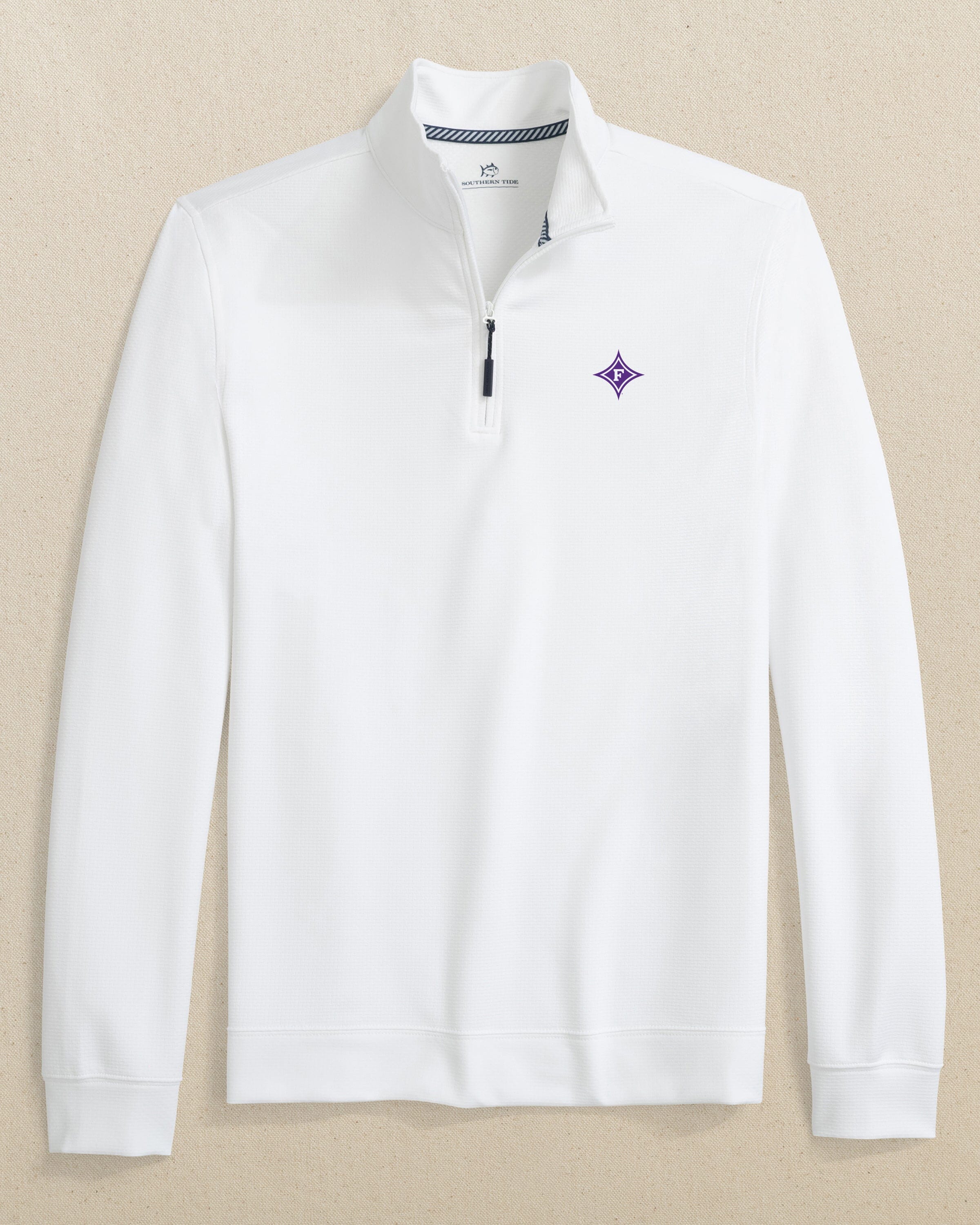 Men's Furman Paladins Schooner Quarter Zip | Southern Tide