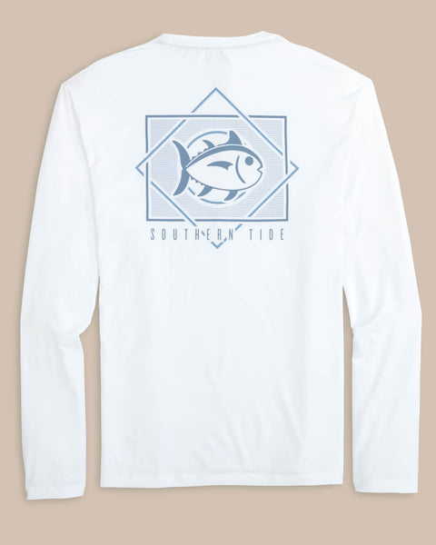 Men's fishing t-shirt Long sleeve Performance shirt with zipper Fish logo  design