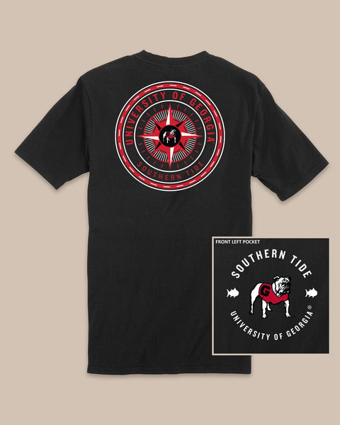 Georgia Bulldogs Gameday Collegiate Compass T-Shirt | Southern Tide