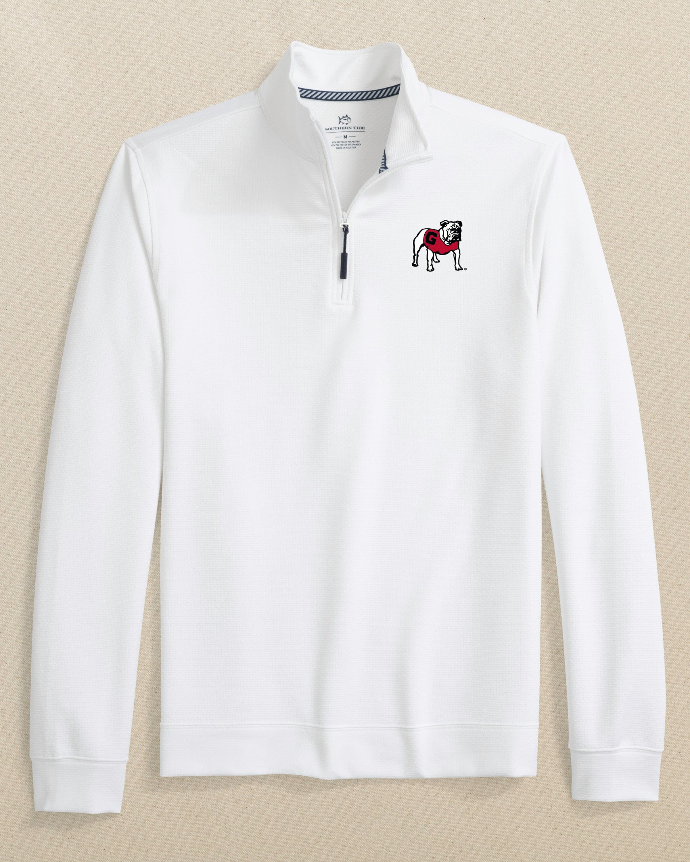 Men's Georgia Bulldogs Schooner Quarter Zip | Southern Tide